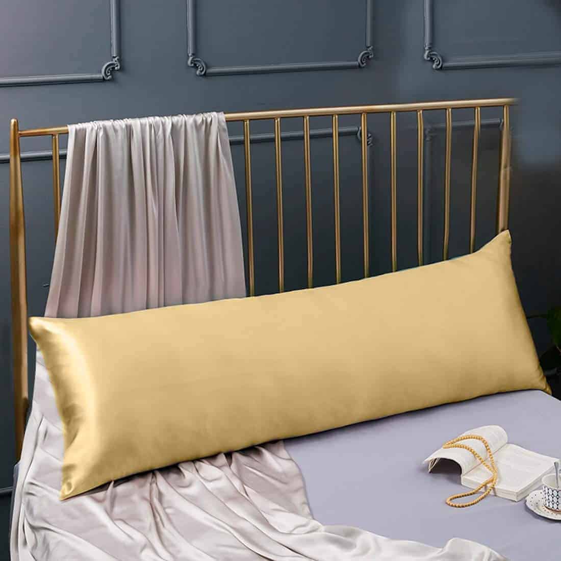 Funda de Almohada de Seda 100% Cozysilk para Cuerpo para