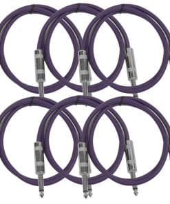 Seismic Audio - SASTSX-2 (Paquete de 6) - 2 Pies de Cables