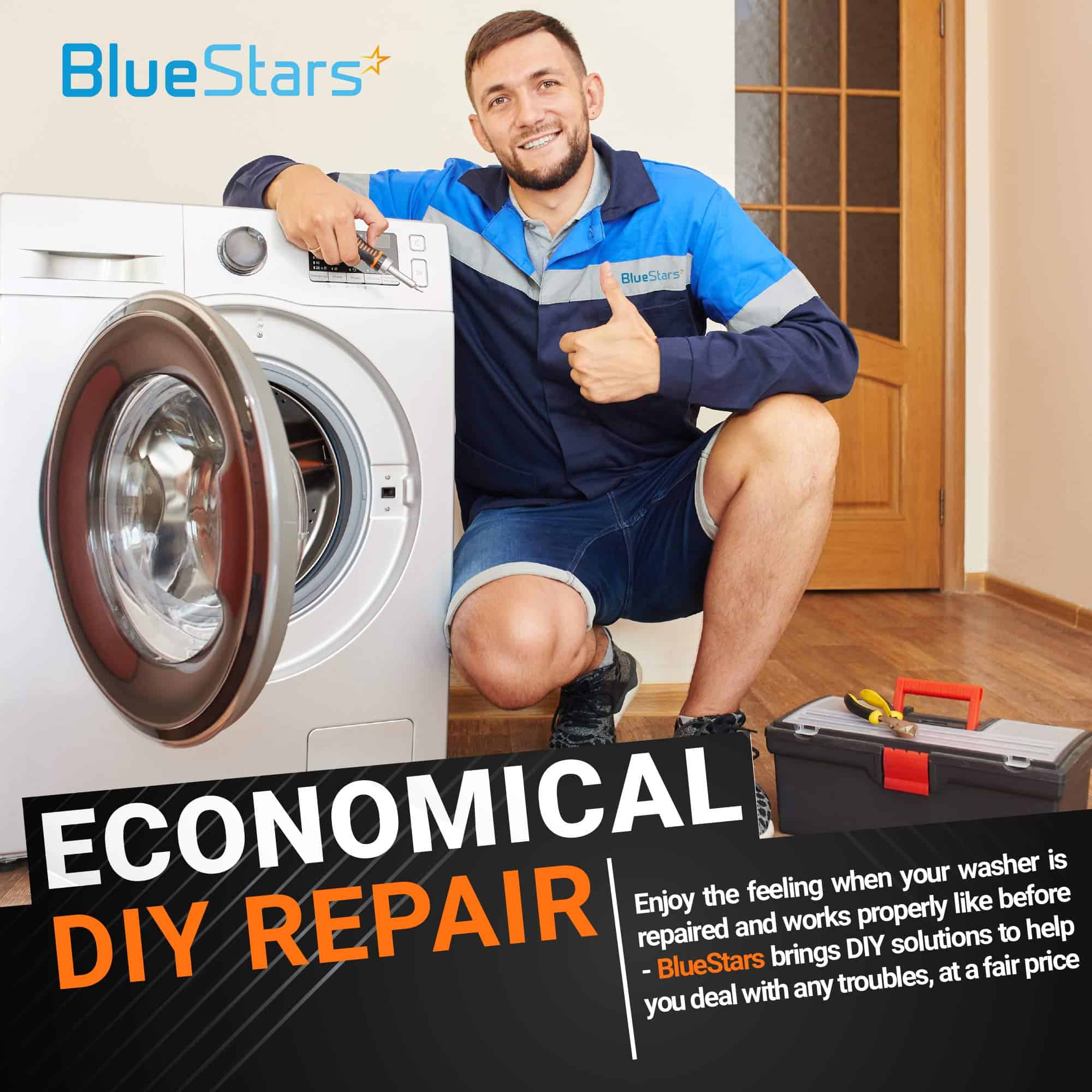 Bomba de desagüe de lavadora BlueStars Ultra Durable - Imagen 7