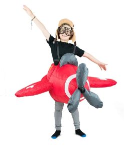 Disfraz Inflable de Avión Rojo Bodysocks para Niños (Edad