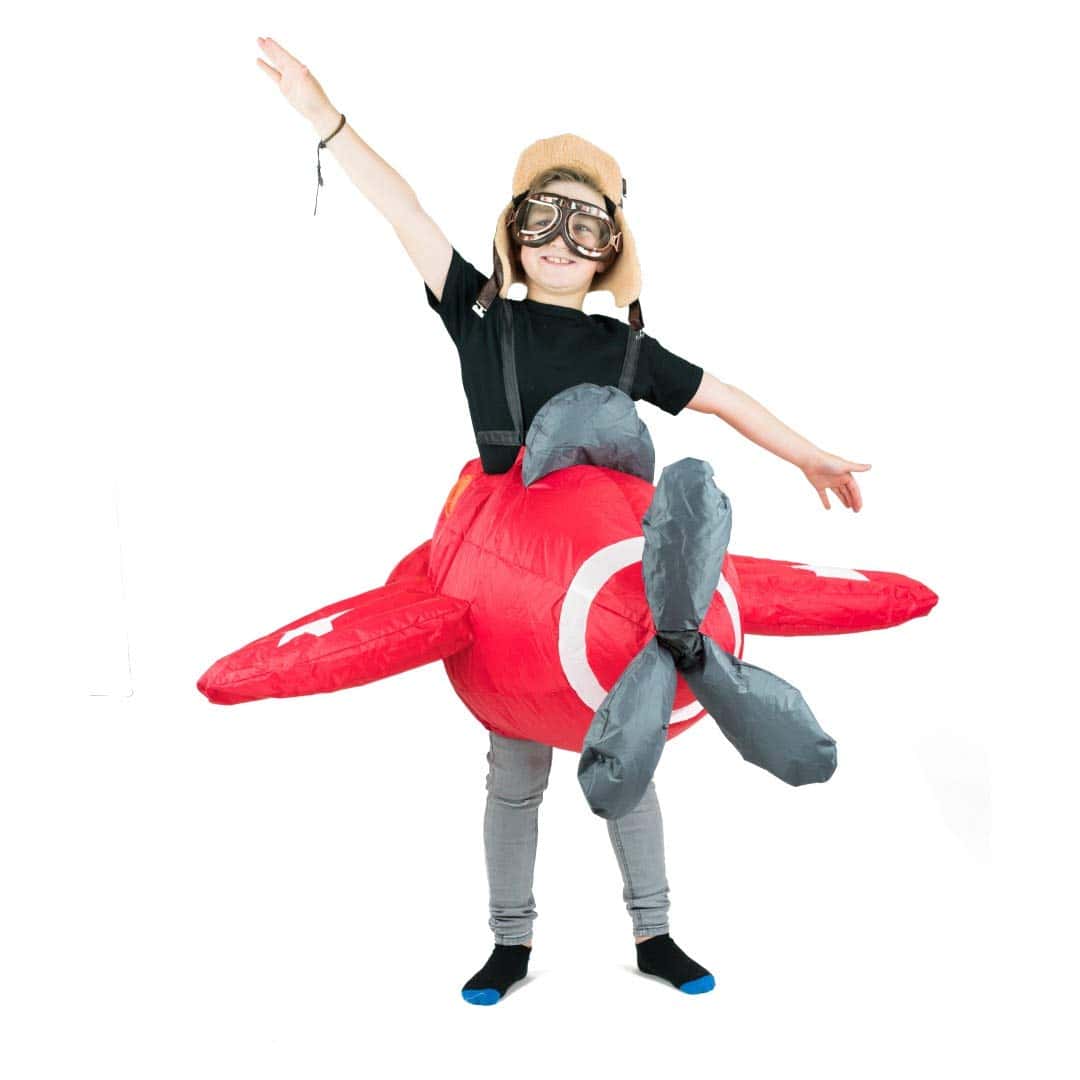Disfraz Inflable de Avión Rojo Bodysocks para Niños (Edad