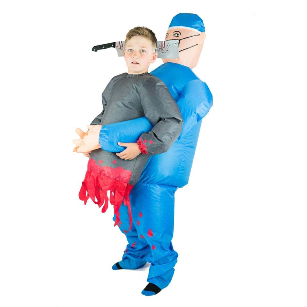Disfraz Inflable de Doctor/Cirujano Aterrador para Niños