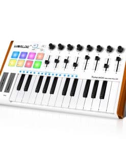 Controlador de teclado MIDI Vangoa Worlde 25 teclas, Worlde