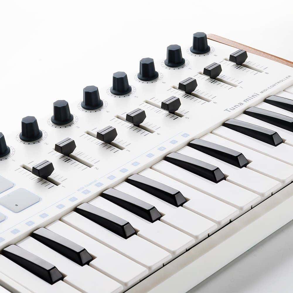 Controlador de teclado MIDI Vangoa Worlde 25 teclas, Worlde - Imagen 9
