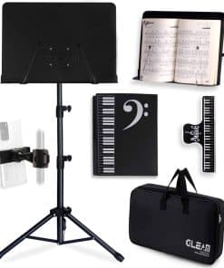 Soporte de Partituras GLEAM - Totalmente Metálico con Bolsa