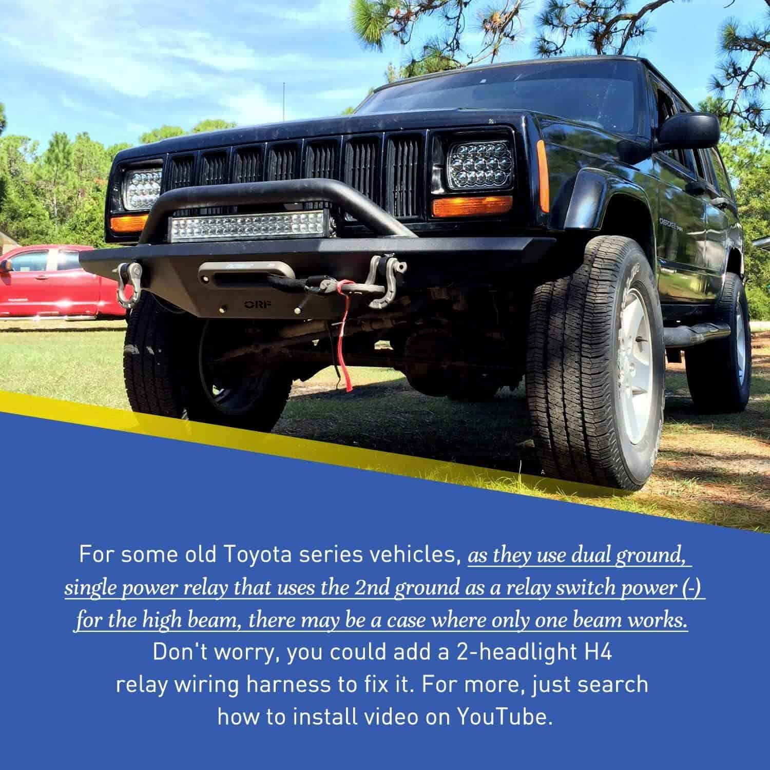 Faros LED Nilight 45w 7x6 5x7 Hi/Lo LED Sellados Reemplazo - Imagen 8