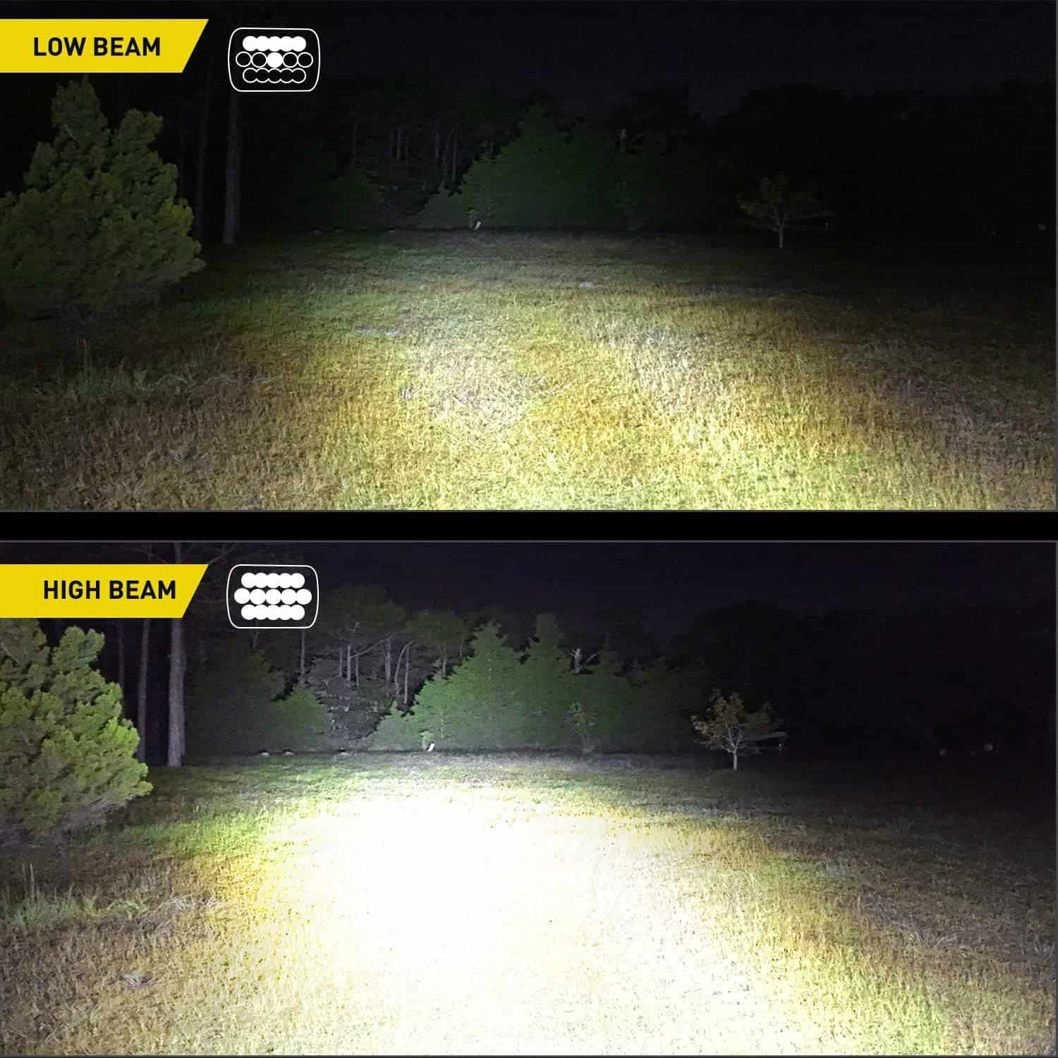 Faros LED Nilight 45w 7x6 5x7 Hi/Lo LED Sellados Reemplazo - Imagen 7