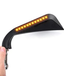 Espejos Estilo Hacha de Aluminio KiWAV con Luz LED de Giro