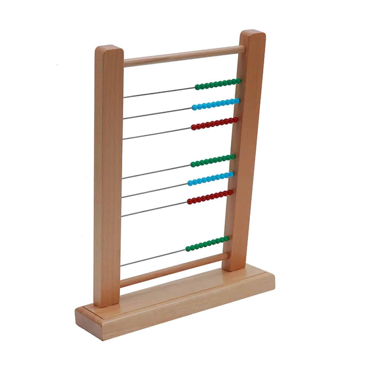 Marco de cuentas de madera Thoth Montessori Abaco grande - Imagen 6