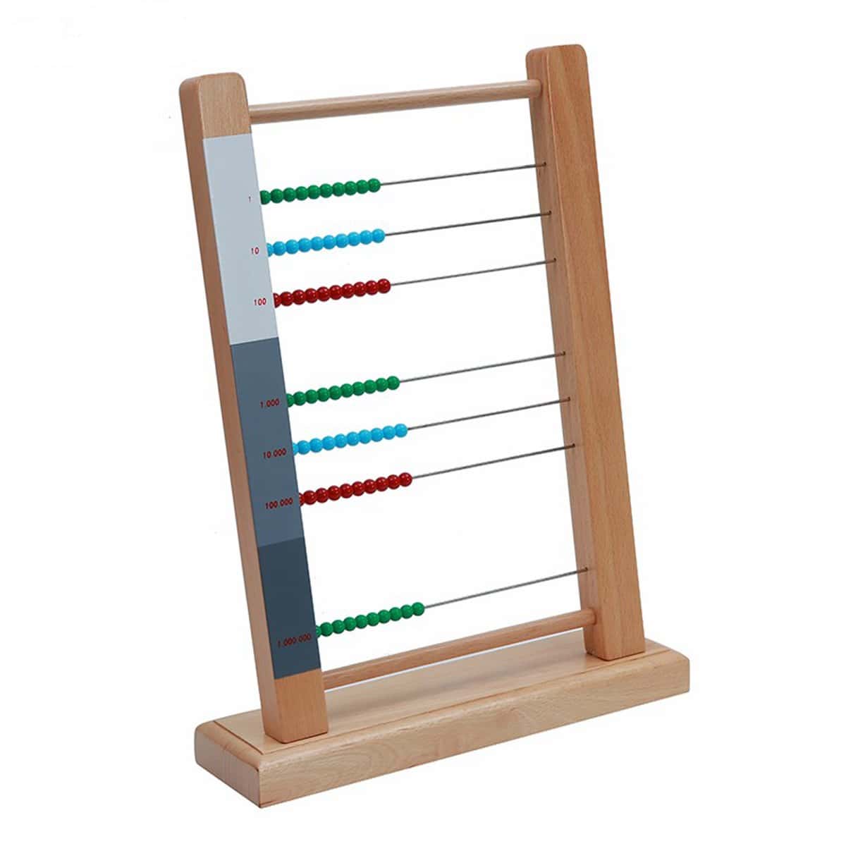 Marco de cuentas de madera Thoth Montessori Abaco grande