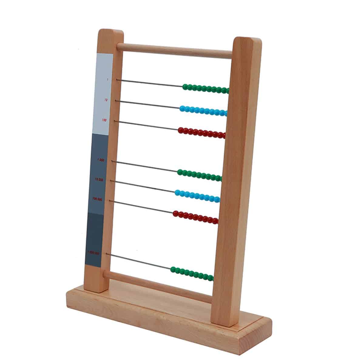 Marco de cuentas de madera Thoth Montessori Abaco grande - Imagen 3