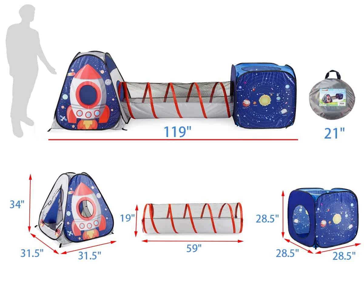 Juegos de Carpa de Juego de Astronauta en el Espacio para - Imagen 3