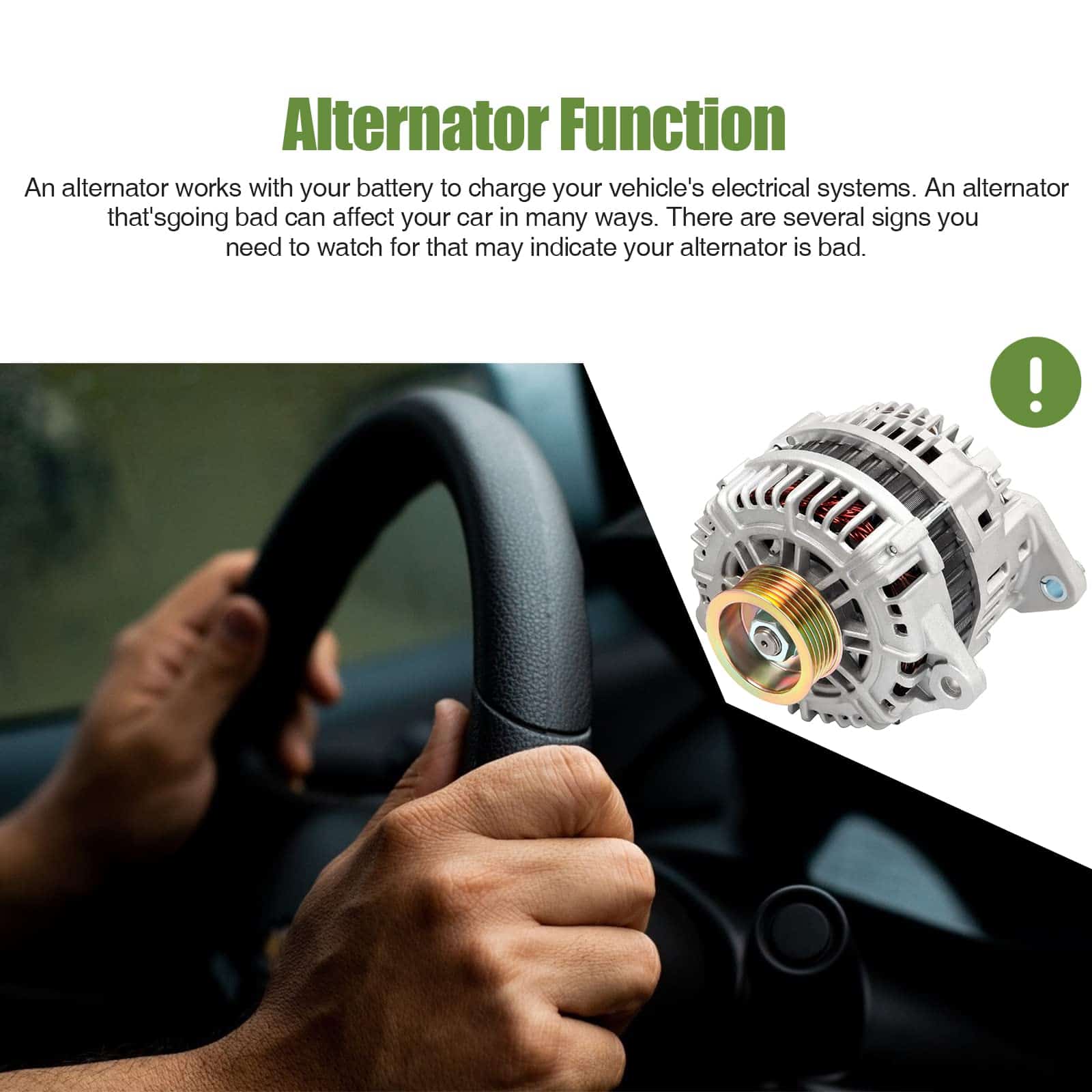 Alternador SCITOO 13639 para Nissan Maxima Murano 1995-2003 - Imagen 4