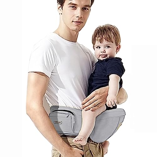 Portabebés de Cadera ANGELBB con Bolsillos Ergonómico para