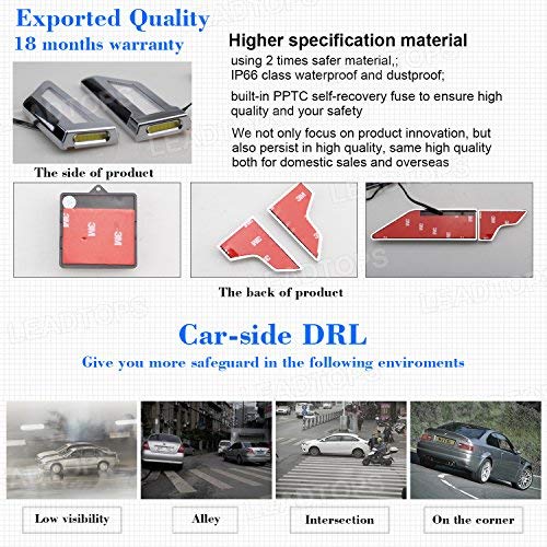 LEADTOPS Luces de Reversa, Luces LED DRL y Bombilla de - Imagen 4