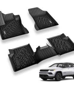Tapetes para Piso 3W para Jeep Compass 2017-2024, Juego
