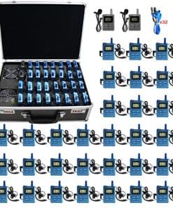 Sistema de Audio Inalámbrico EXMAX ELGT-470 para Guía