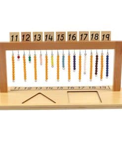 Percha Montessori para Escalera de Beads de Color con