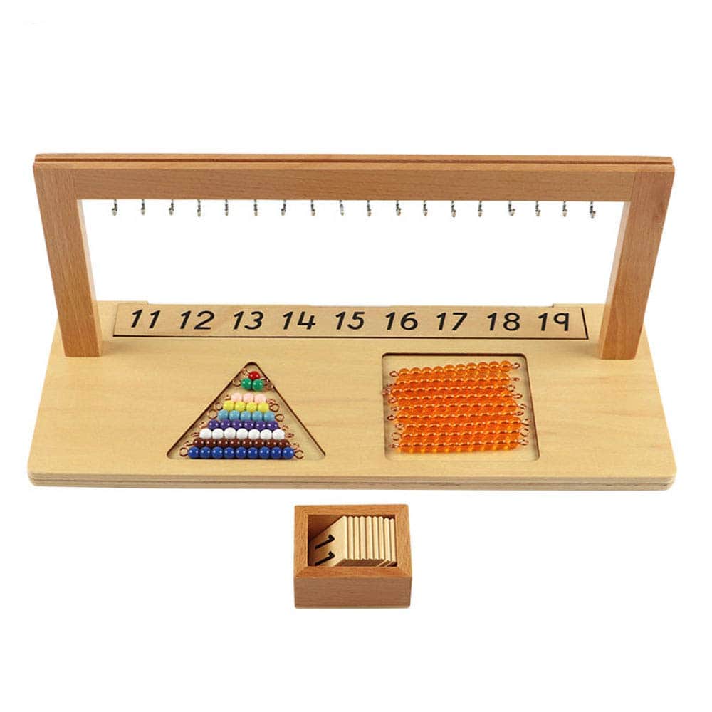 Percha Montessori para Escalera de Beads de Color con - Imagen 3