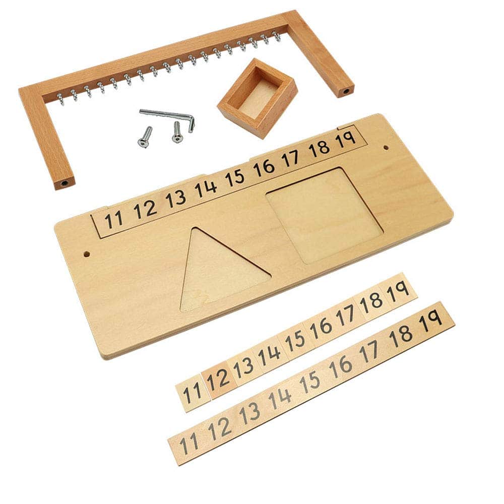 Percha Montessori para Escalera de Beads de Color con - Imagen 5