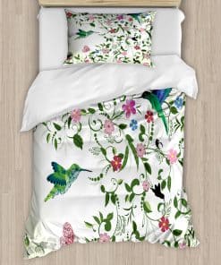 Juego de Funda Nórdica Lunarable Hummingbird, Hojas