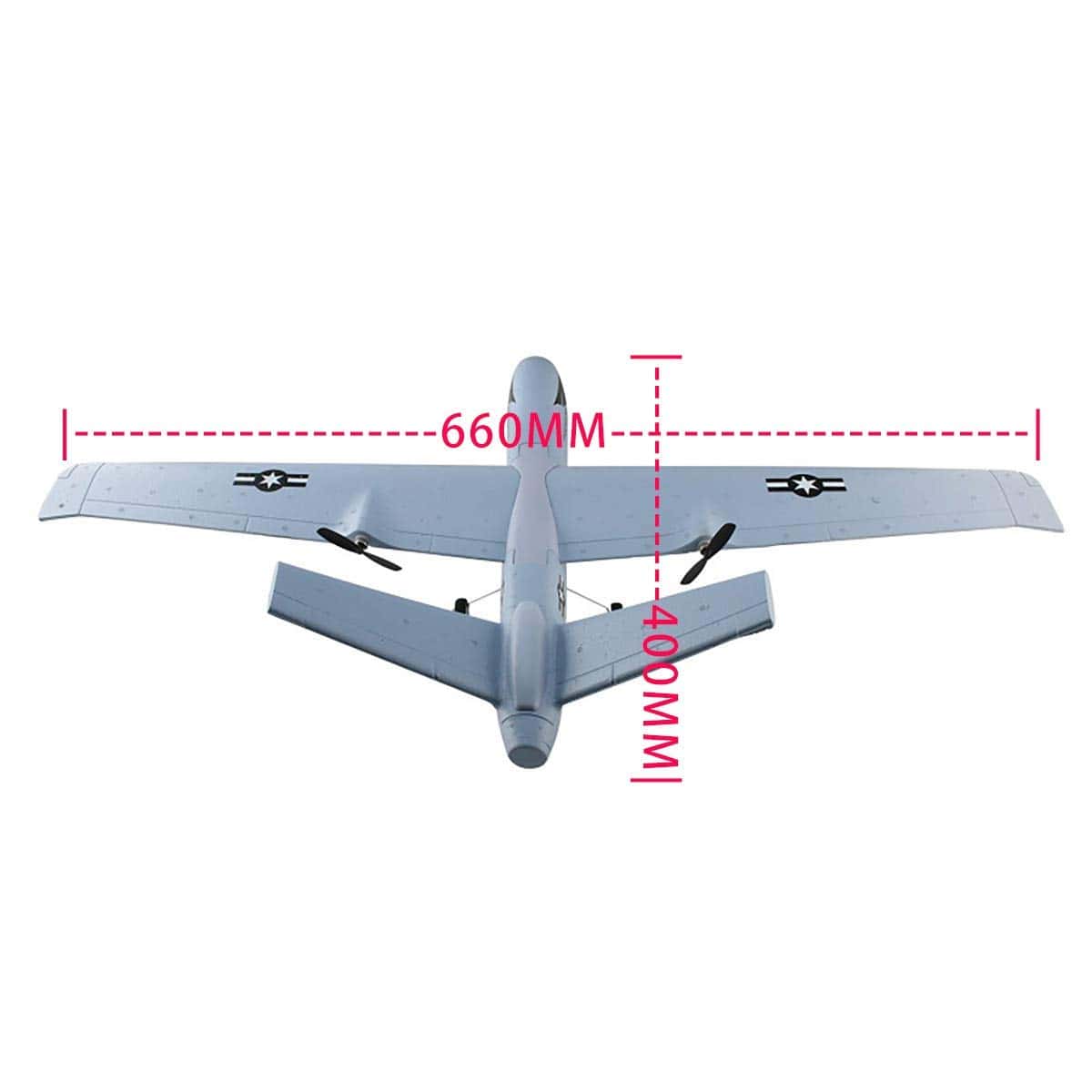 Avión RC Avión de Control Remoto - 2.4Ghz 2 Canales Avión - Imagen 7