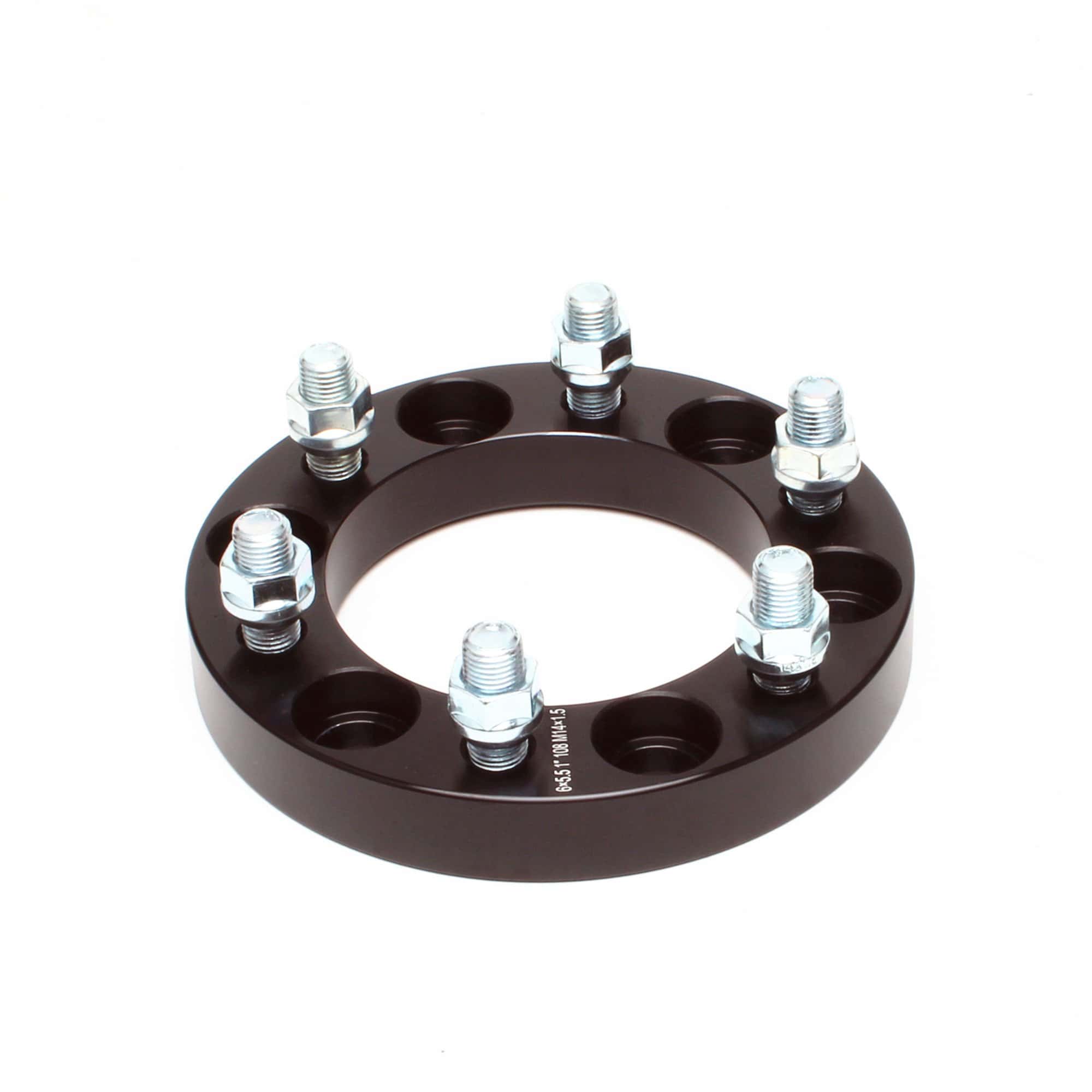 4pcs Separadores Adaptadores de Rueda ZY Negro 1" Espesor 6 - Imagen 3