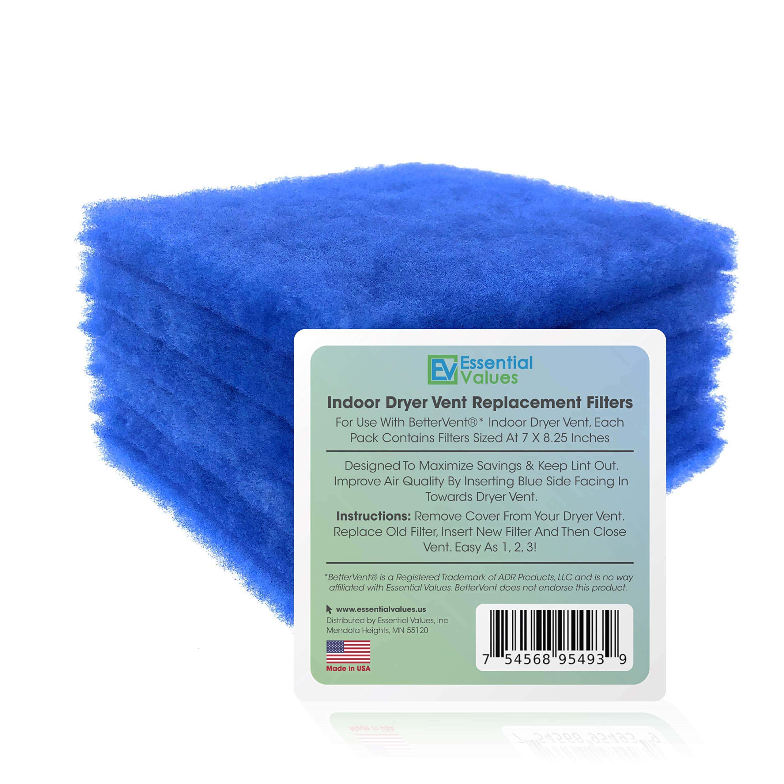 Paquete de 12 Filtros de Secadora de Repuesto - Compatible