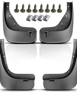 Juego de 4 Guardabarros Salpicaderas -Negro