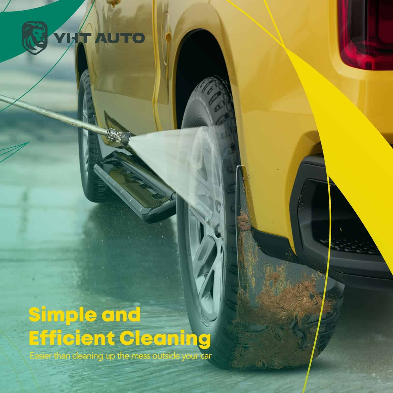 YHTAUTO Mud Flaps Splash Guards Reemplazo para Ram 1500 - Imagen 8