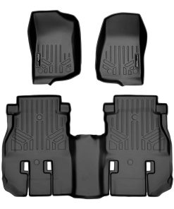 Juego de tapetes SMARTLINER de 2 filas -Negro