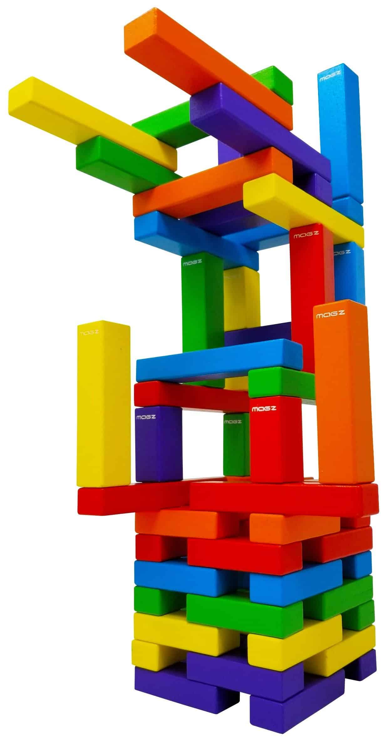 Conjunto de 60 piezas de bloques de construcción y - Imagen 7