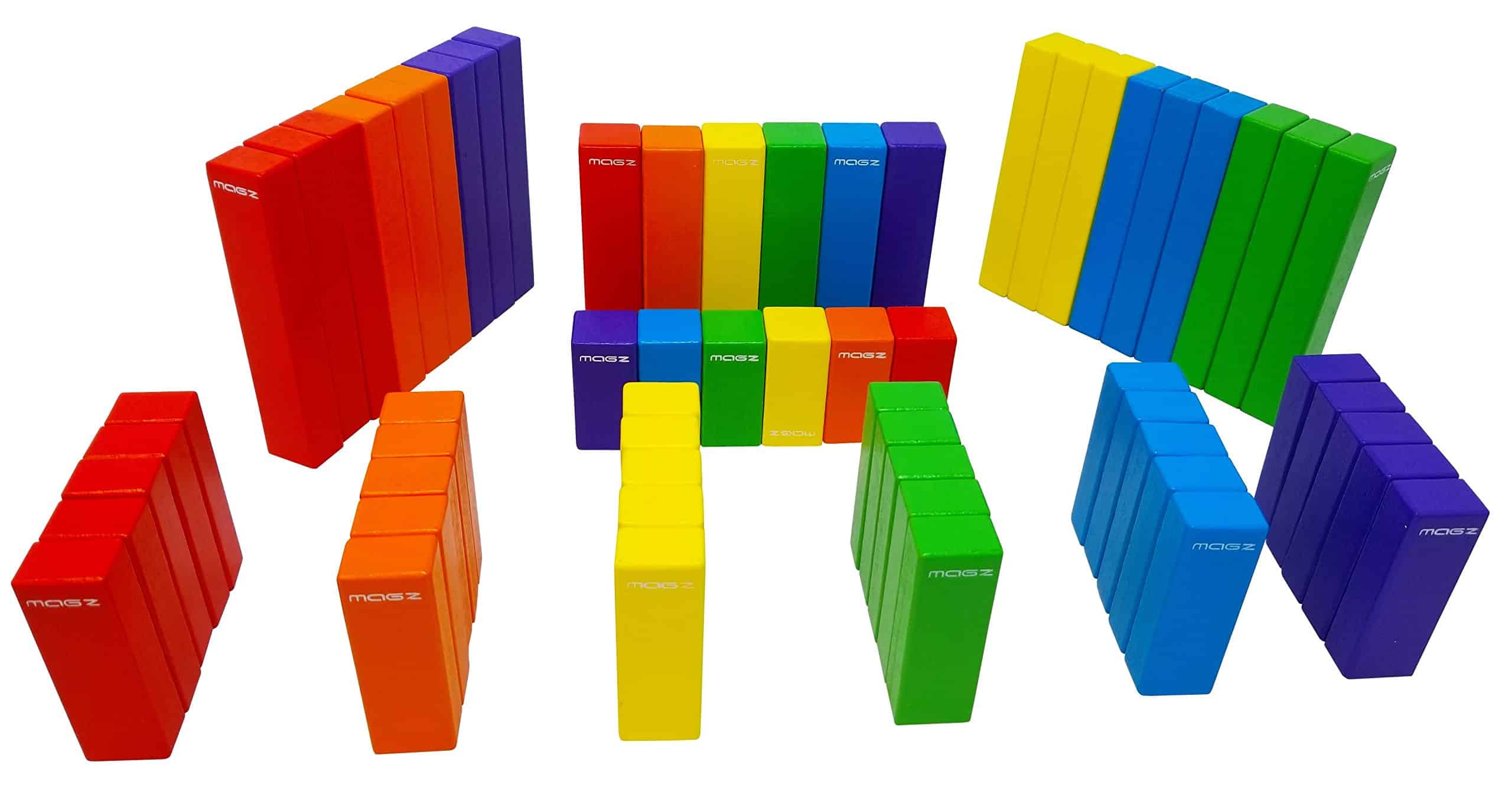 Conjunto de 60 piezas de bloques de construcción y - Imagen 4