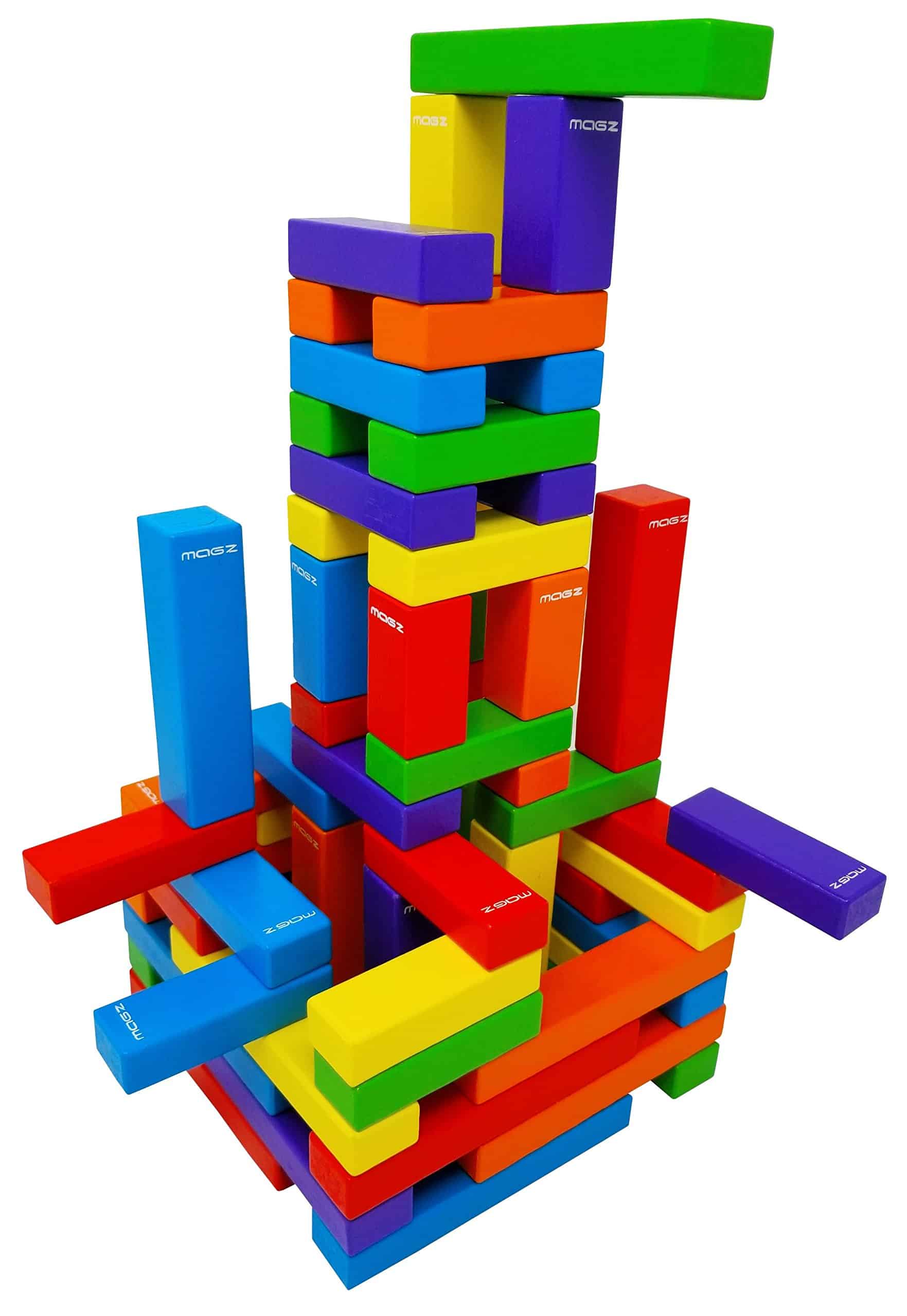 Conjunto de 60 piezas de bloques de construcción y - Imagen 8