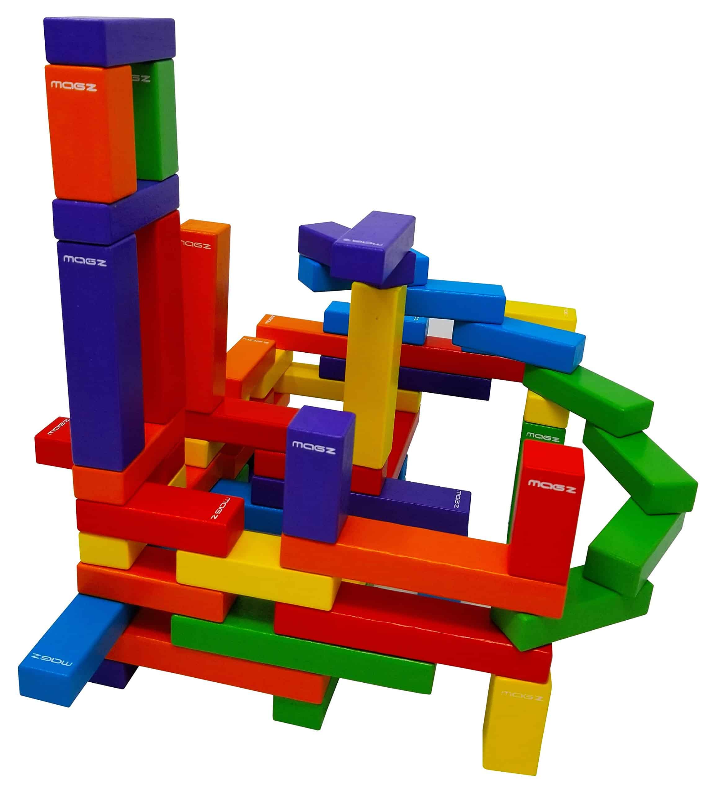 Conjunto de 60 piezas de bloques de construcción y - Imagen 9