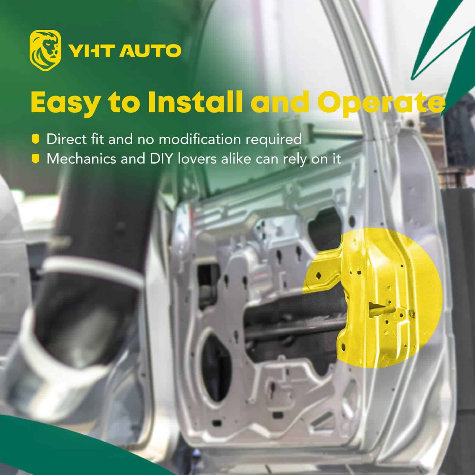 YHTAUTO | 4PCS Cerradura de puerta delantera y trasera - Imagen 4