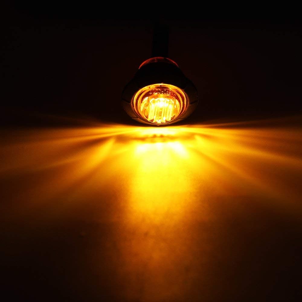 Meerkatt Mini Luz de Marcador Lateral LED Ámbar con Lente - Imagen 9