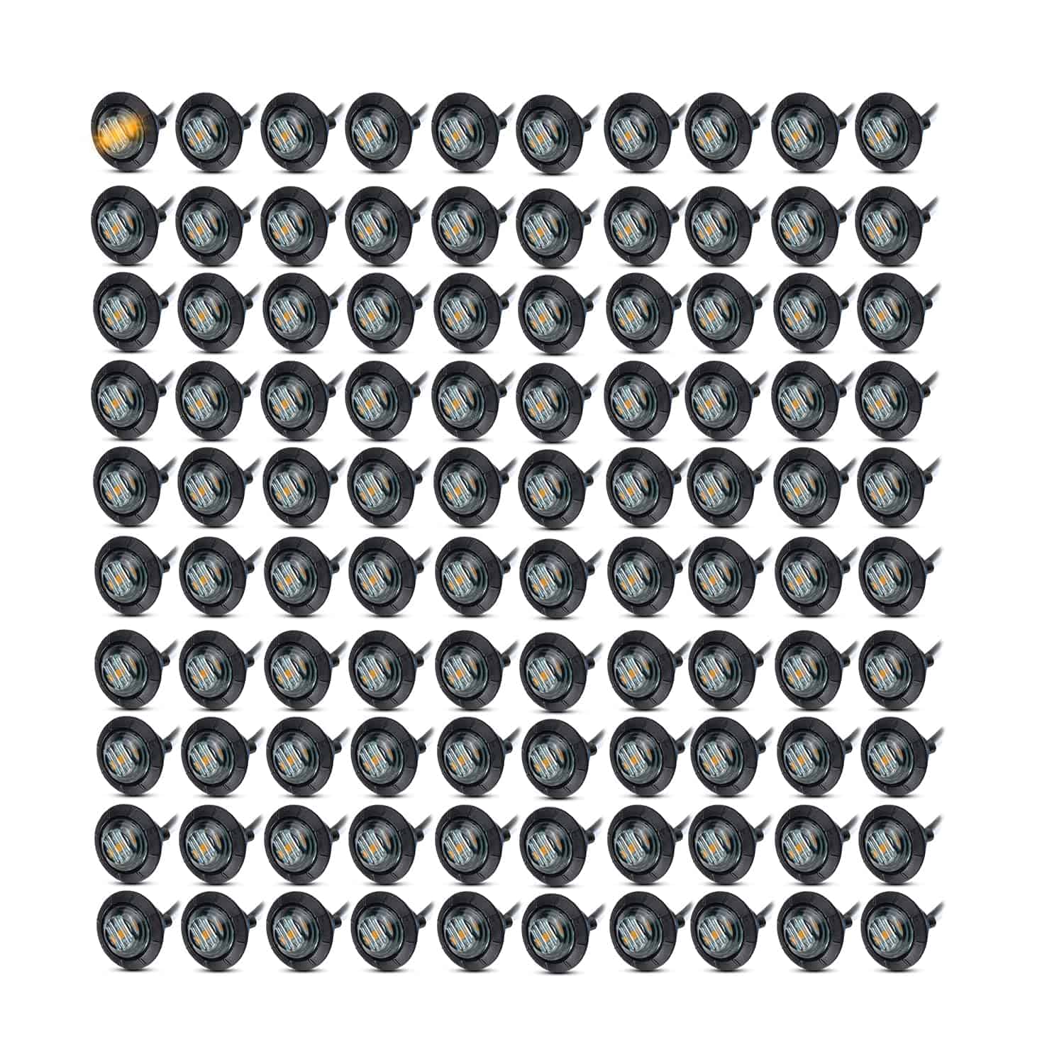 Meerkatt Mini Luz de Marcador Lateral LED Ámbar con Lente