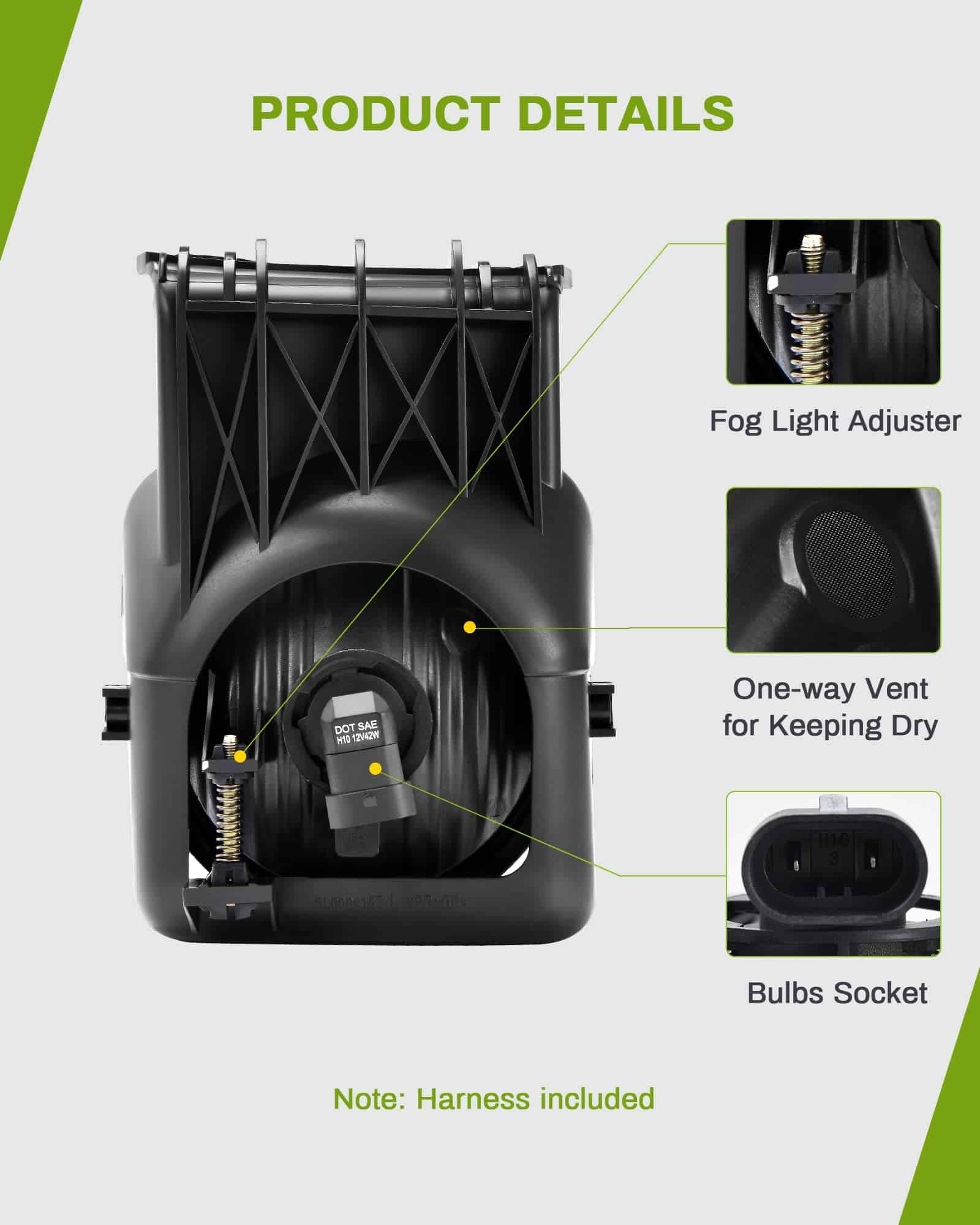 Luces antiniebla AUTOSAVER88 compatibles con 2003-2006 GMC - Imagen 6