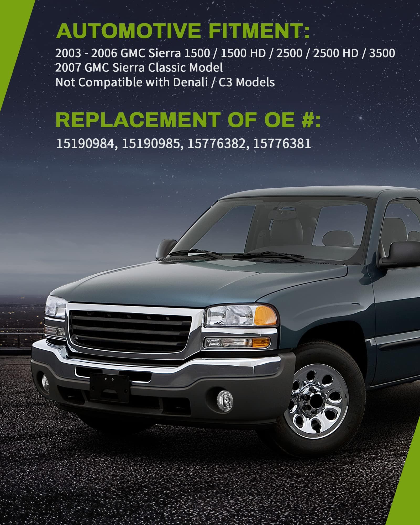 Luces antiniebla AUTOSAVER88 compatibles con 2003-2006 GMC - Imagen 8