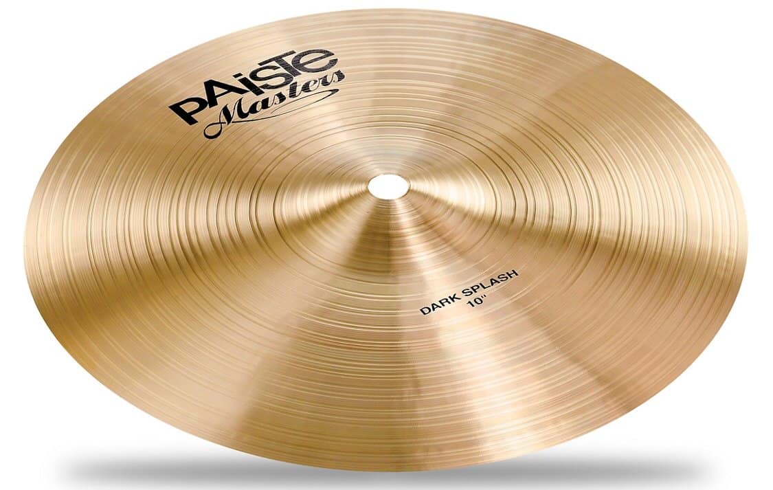 Platillo Splash Paiste Masters Dark de 10 Pulgadas