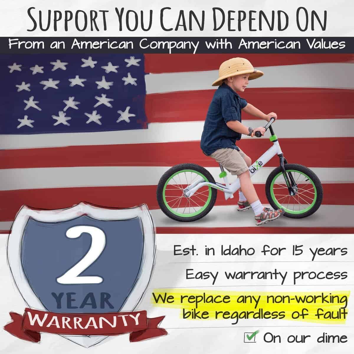 Bicicleta de Equilibrio Bixe - 16" (40.6 cm) -Verde - Imagen 5