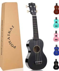 Ukulele Soprano de Madera POMAIKAI para Principiantes y