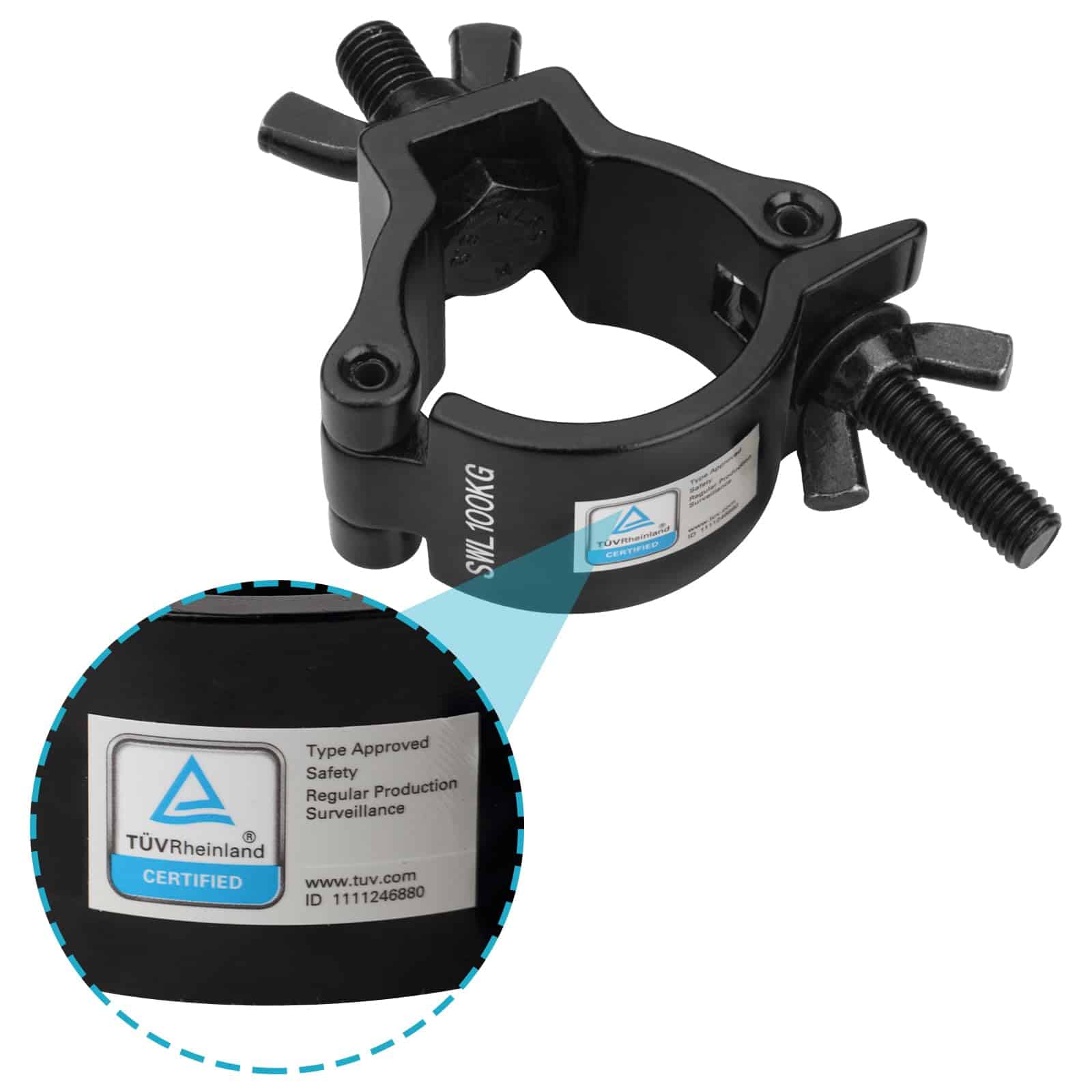 GBGS Iluminación Truss Abrazaderas de Luz DJ 2 Pulgadas O - Imagen 3