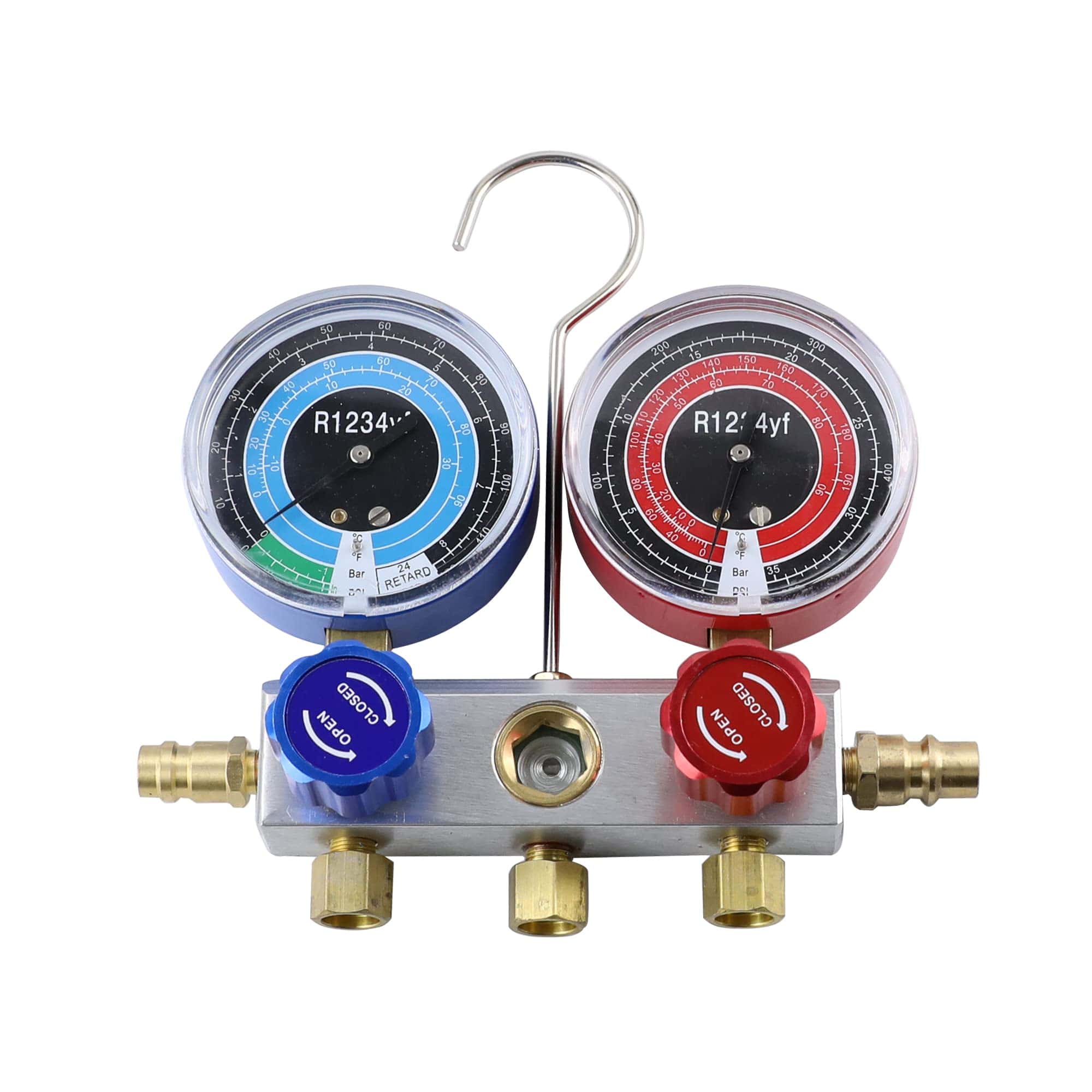 Wisepick AC Manifold Gauge Set R1234YF Kit de Herramientas - Imagen 4