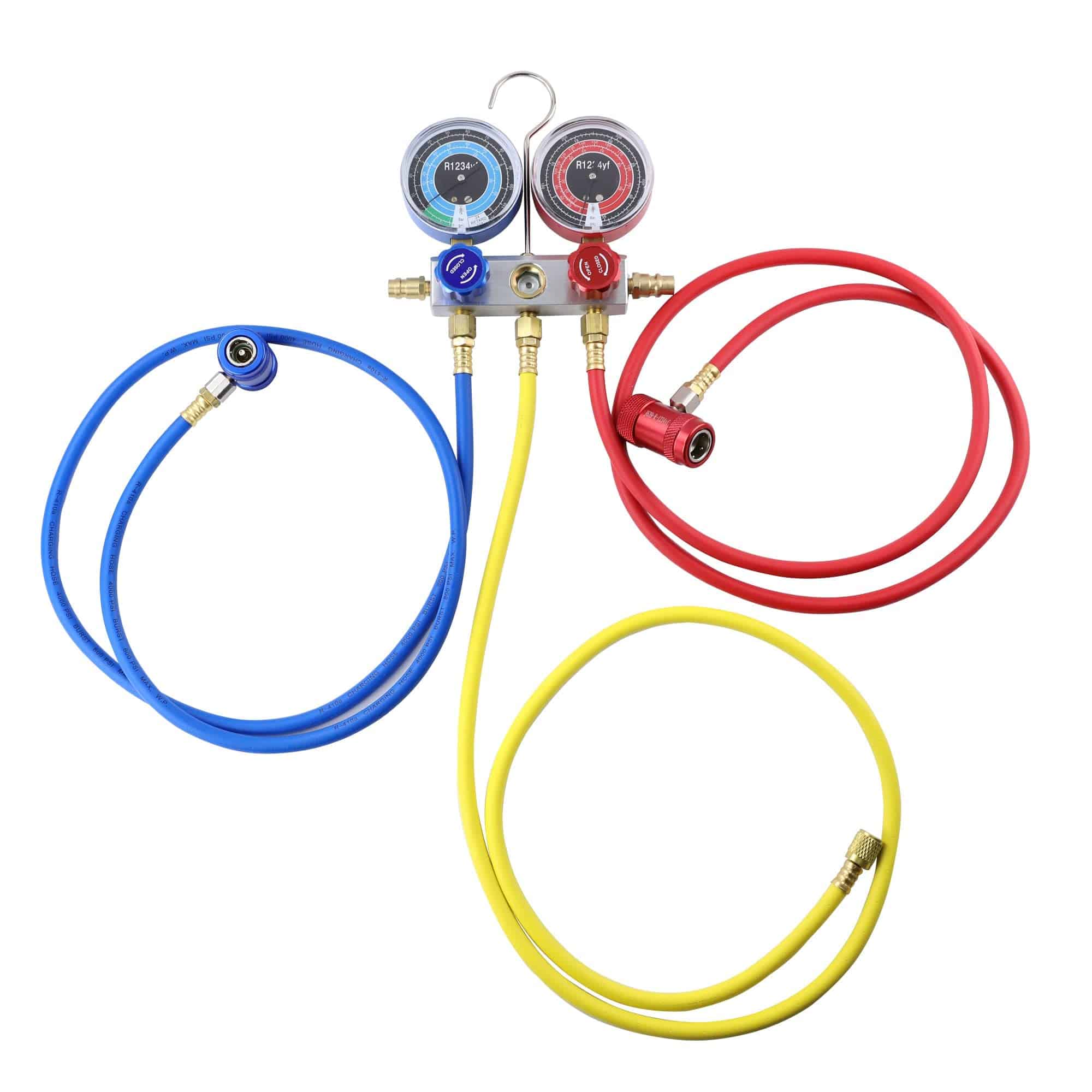 Wisepick AC Manifold Gauge Set R1234YF Kit de Herramientas - Imagen 7