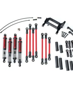 Traxxas 8140R TRX-4 Kit de Elevación de Brazo Largo, Rojo