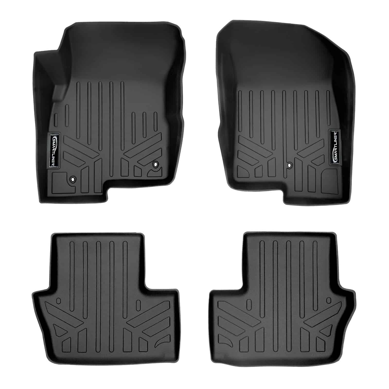 Tapetes a medida SMARTLINER 2 filas de color negro para