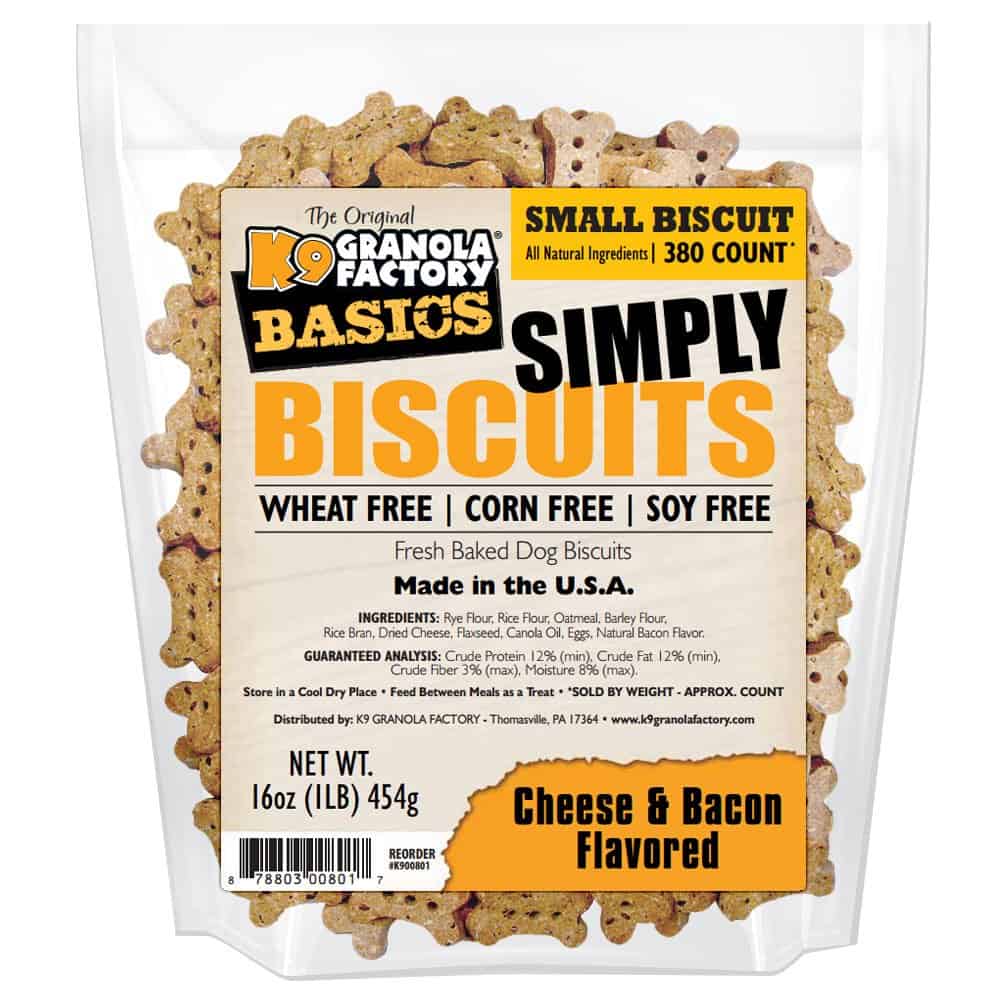 Galletas pequeñas K9 GRANOLA Basics Grain Free, Wheat Free,