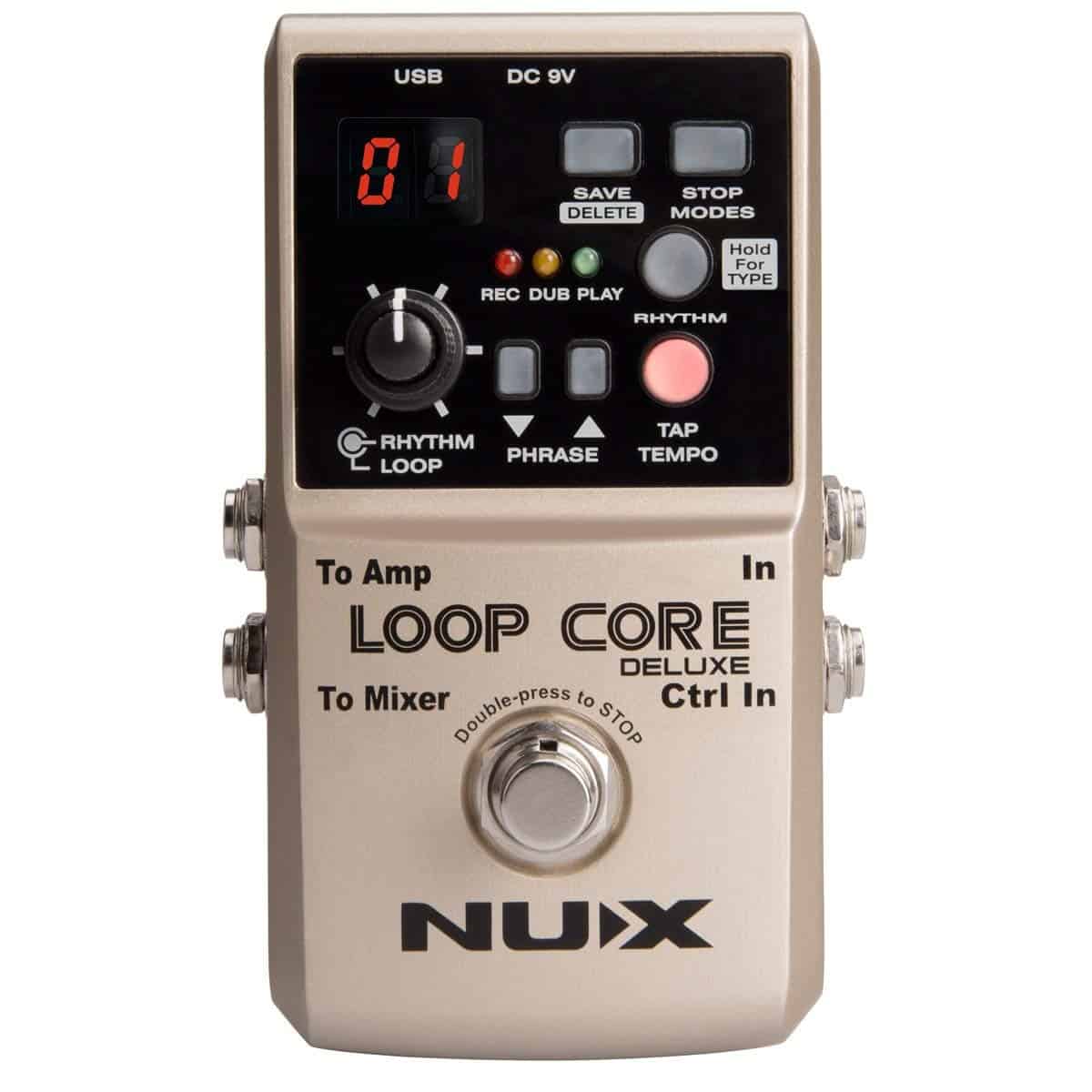 Pedal de Loop NUX Loop Core Deluxe de 24 bits - Imagen 5
